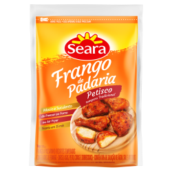 PETISCO DE FRANGO CONGELADO TEMPERADO SEARA FRANGO DE PADARIA 1KG