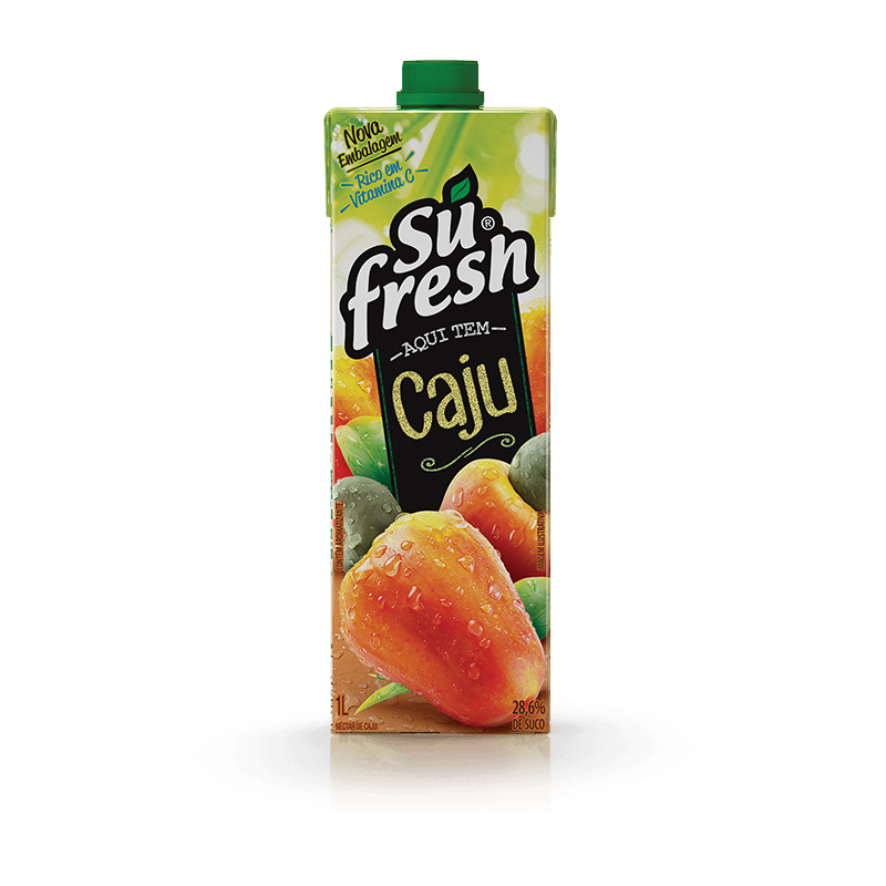 BEBIDA ADOÇADA CAJU SUFRESH CAIXA 1L