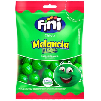 CHICLETE ÁCIDO MELANCIA FINI PACOTE 80G