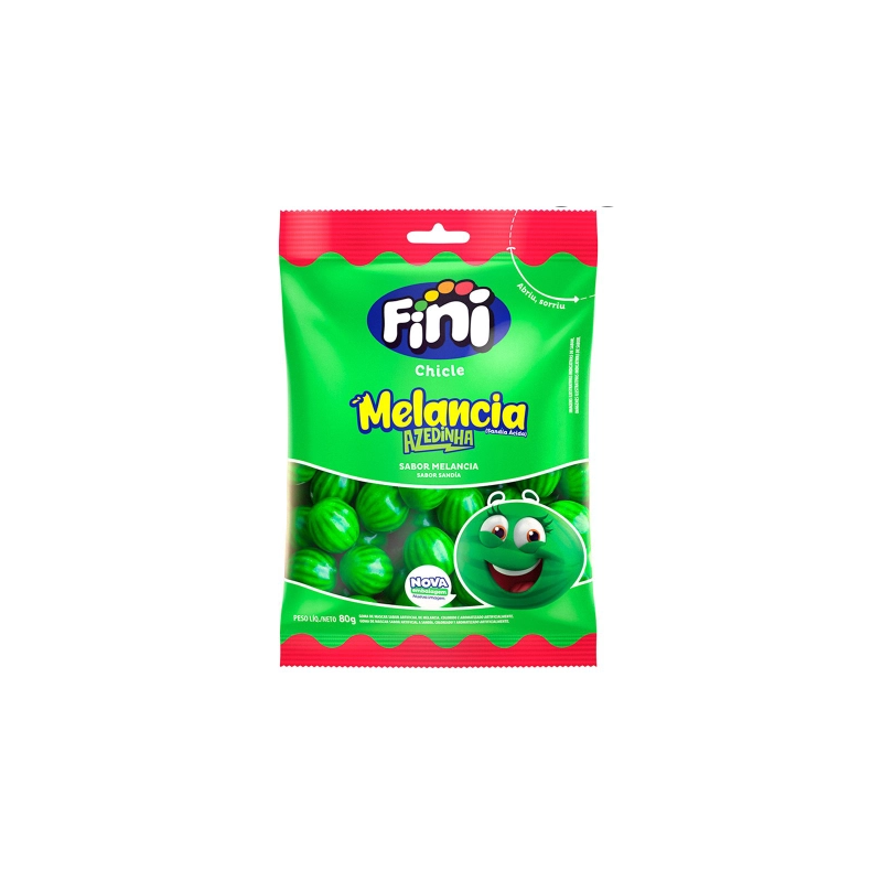 CHICLETE ÁCIDO MELANCIA FINI PACOTE 80G