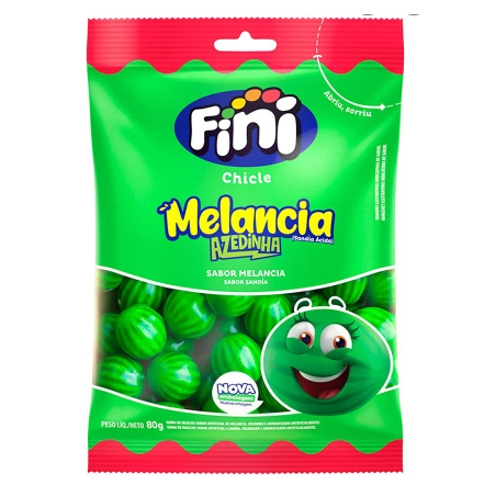 CHICLETE ÁCIDO MELANCIA FINI PACOTE 80G
