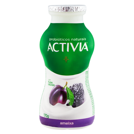 LEITE FERMENTADO PARCIALMENTE DESNATADO AMEIXA ACTIVIA FRASCO 170G