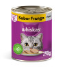 PATÊ PARA GATOS ADULTOS FRANGO WHISKAS LATA 290G