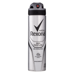 ANTITRANSPIRANTE AEROSSOL SEM PERFUME REXONA MEN 150ML SPRAY