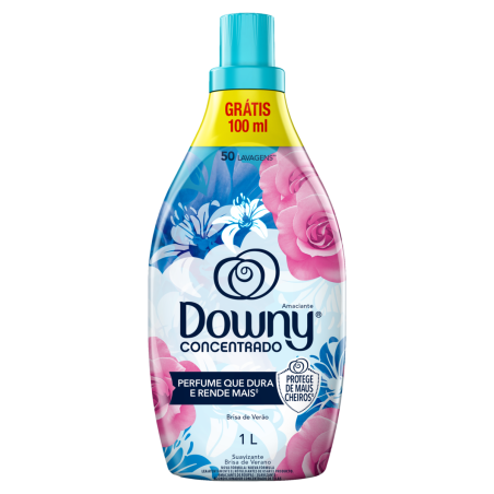 AMACIANTE DE ROUPA CONCENTRADO BRISA DE VERÃO DOWNY FRASCO 1L