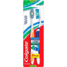 ESCOVA DENTAL MÉDIA COLGATE TRIPLA AÇÃO CABEÇA NORMAL 2 UNIDADES