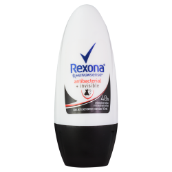ANTITRANSPIRANTE ROLL-ON ANTIBACTERIAL E INVISIBLE REXONA 50ML