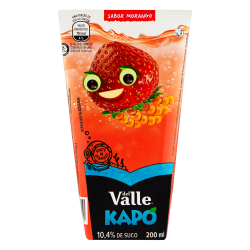 REFRESCO ADOÇADO MORANGO DEL VALLE KAPO CAIXA 200ML