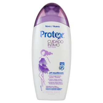 SABONETE LÍQUIDO ÍNTIMO SOFT FLORAL PROTEX CUIDADO ÍNTIMO FRASCO 200ML