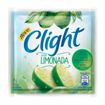 REFRESCO EM PÓ LIMONADA ZERO AÇÚCAR CLIGHT PACOTE 8G