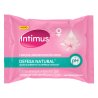LENÇO UMEDECIDO ÍNTIMO INTIMUS DEFESA NATURAL PACOTE 16 UNIDADES