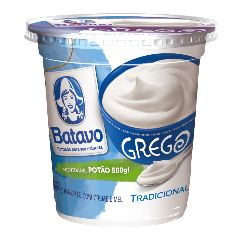 IOGURTE GREGO TRADICIONAL BATAVO POTE 450G