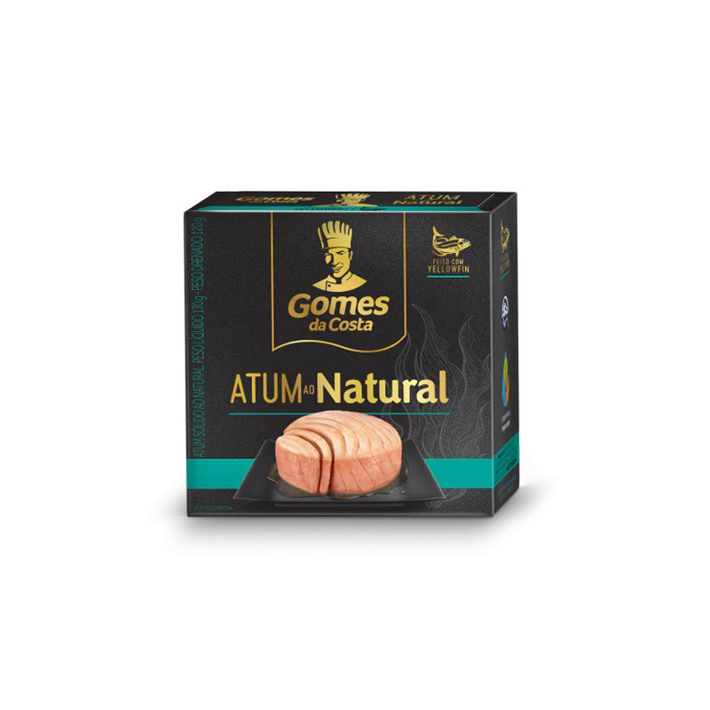 ATUM SÓLIDO AO NATURAL GOMES DA COSTA CAIXA 120G