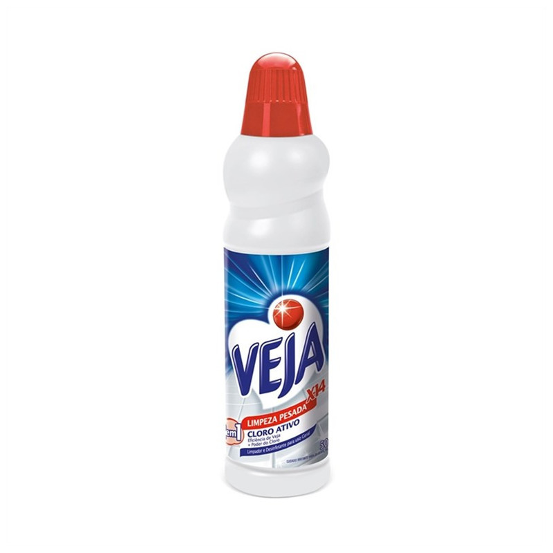 LIMPADOR LIMPEZA PESADA VEJA X-14 FRASCO 500ML GRÁTIS 20% DE DESCONTO