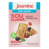 BISCOITO VEGANO INTEGRAL FRUTAS VERMELHAS ZERO AÇÚCAR JASMINE SOU SWEET CAIXA 75G