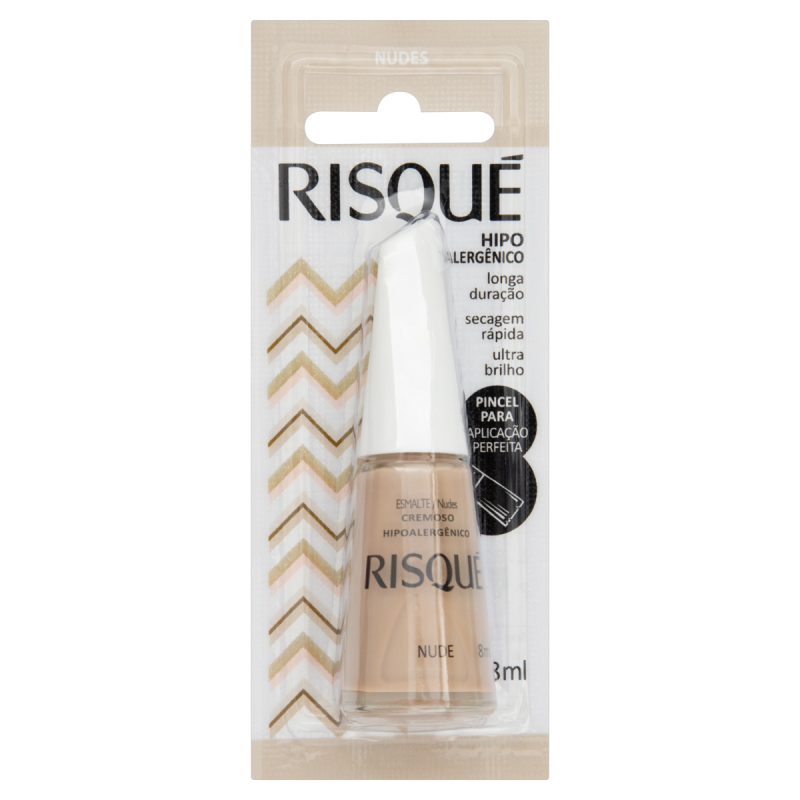 ESMALTE CREMOSO NUDE RISQUÉ NUDES BLISTER 8ML