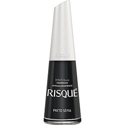 ESMALTE CREMOSO PRETO SÉPIA RISQUÉ ESCUROS BLISTER 8ML