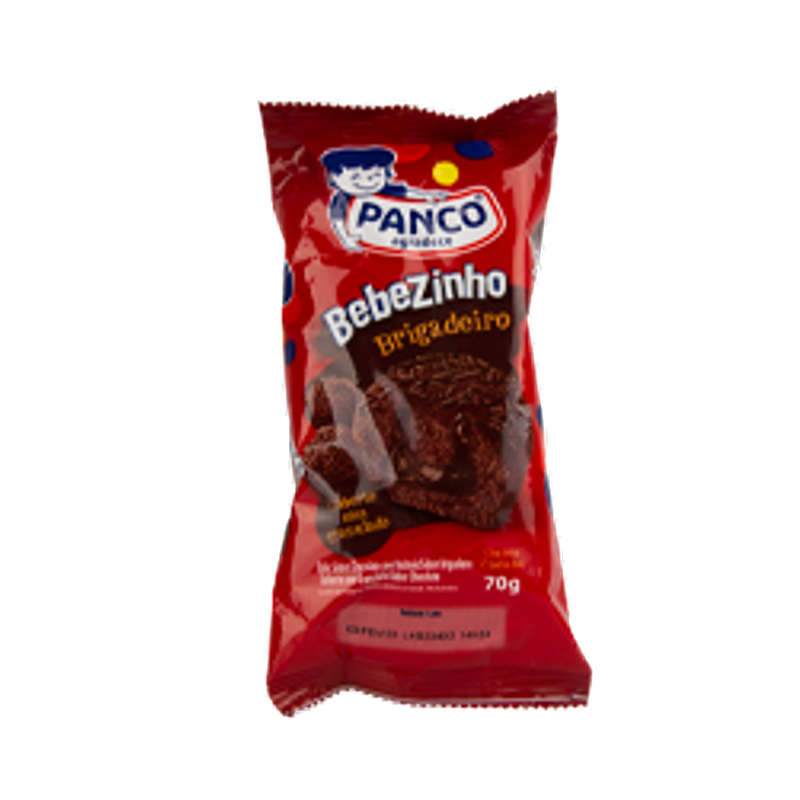 BOLINHO BRIGADEIRO PANCO BEBEZINHO PACOTE 70G