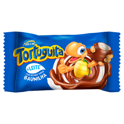 CHOCOLATE RECHEIO BAUNILHA TORTUGUITA PACOTE 15,5G