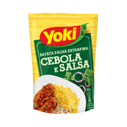 BATATA PALHA EXTRAFINA CEBOLA E SALSA YOKI SACHÊ 100G