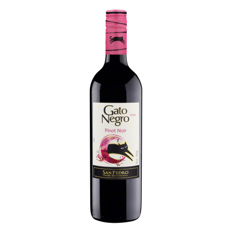 VINHO CHILENO TINTO SECO SAN PEDRO GATO NEGRO PINOT NOIR VALLE CENTRAL GARRAFA 750ML