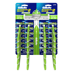 PACK APARELHO DESCARTÁVEL PARA BARBEAR GILLETTE PRESTOBARBA2 ULTRAGRIP SENSITIV