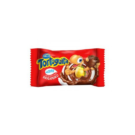 CHOCOLATE AO LEITE RECHEIO BRIGADEIRO TORTUGUITA PACOTE 15,5G