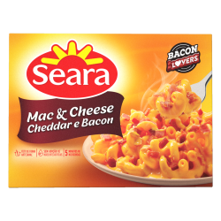 MAC & CHEESE CHEDDAR E BACON SEARA CAIXA 300G