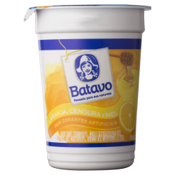 IOGURTE INTEGRAL LARANJA, CENOURA E MEL BATAVO COPO 170G