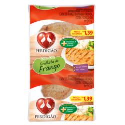 EMPANADO DE FRANGO STEAK PERDIGÃO DIA A DIA PACOTE 100G