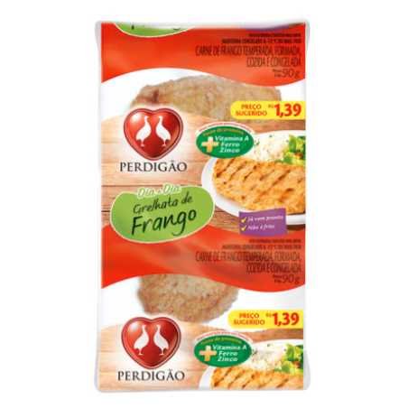 EMPANADO DE FRANGO STEAK PERDIGÃO DIA A DIA PACOTE 100G