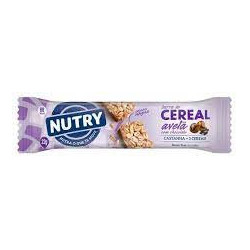 BARRA DE CEREAL AVELÃ COBERTURA CHOCOLATE NUTRY PACOTE 22G