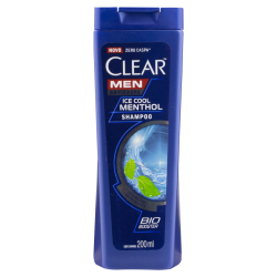 SHAMPOO ANTICASPA ICE COOL MENTHOL CLEAR MEN FRASCO 200ML
