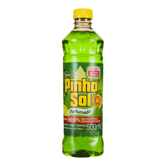 DESINFETANTE PERFUMADO LIMÃO PINHO SOL FRASCO 500ML