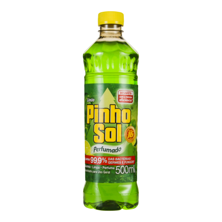 DESINFETANTE PERFUMADO LIMÃO PINHO SOL FRASCO 500ML