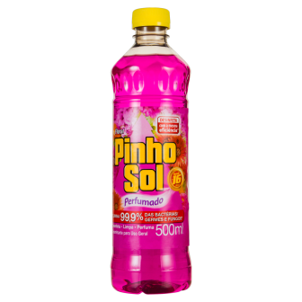 DESINFETANTE PERFUMADO FLORAL PINHO SOL FRASCO 500ML