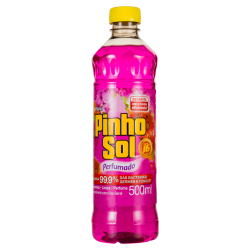 DESINFETANTE PERFUMADO FLORAL PINHO SOL FRASCO 500ML