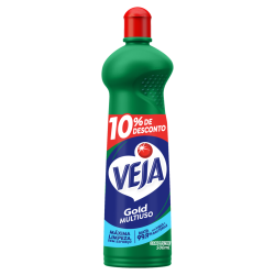 LIMPADOR MULTIUSO CAMPESTRE VEJA GOLD SQUEEZE 500ML GRÁTIS 10% DE DESCONTO