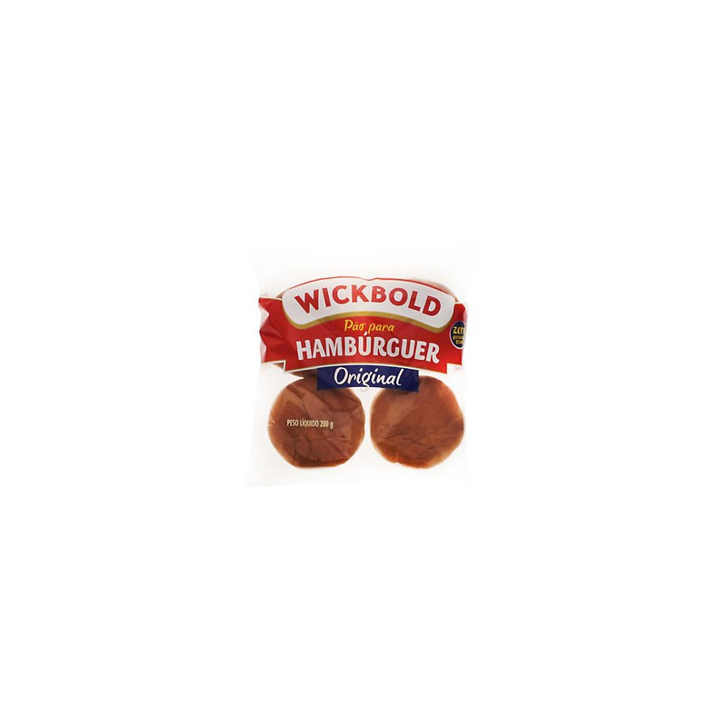 PÃO PARA HAMBÚRGUER TRADICIONAL WICKBOLD PACOTE 200G
