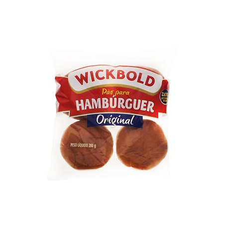 PÃO PARA HAMBÚRGUER TRADICIONAL WICKBOLD PACOTE 200G