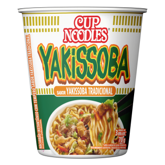 MACARRÃO INSTANTÂNEO YAKISSOBA TRADICIONAL CUP NOODLES COPO 70G