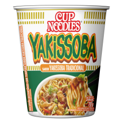 MACARRÃO INSTANTÂNEO YAKISSOBA TRADICIONAL CUP NOODLES COPO 70G