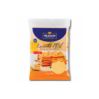 MASSA PARA LASANHA MEZZANI PACOTE 500G
