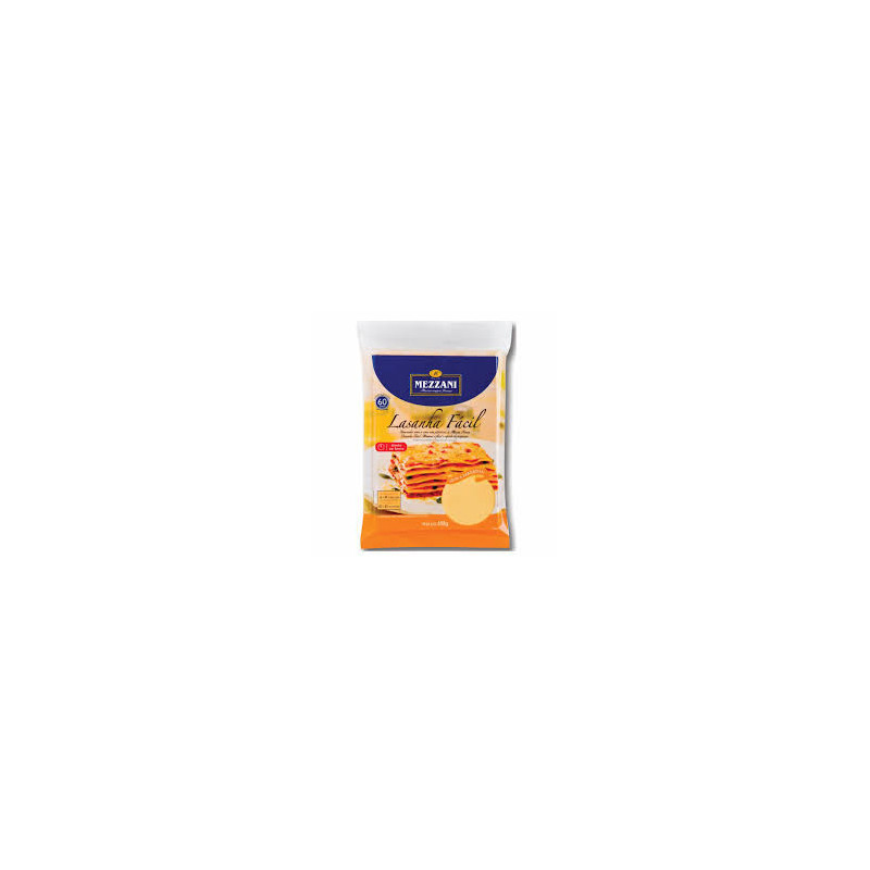 MASSA PARA LASANHA MEZZANI PACOTE 500G