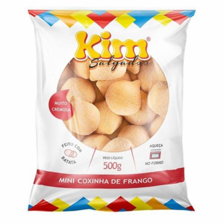 MINI COXINHA CONGELADA FRANGO KIM PACOTE 500G