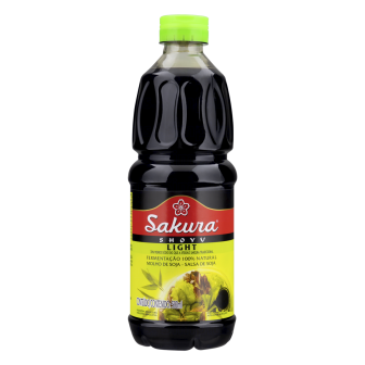 MOLHO SHOYU LIGHT SAKURA GARRAFA 500ML