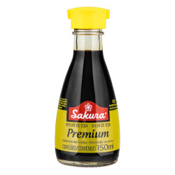 MOLHO DE SOJA SAKURA PREMIUM VIDRO 150ML