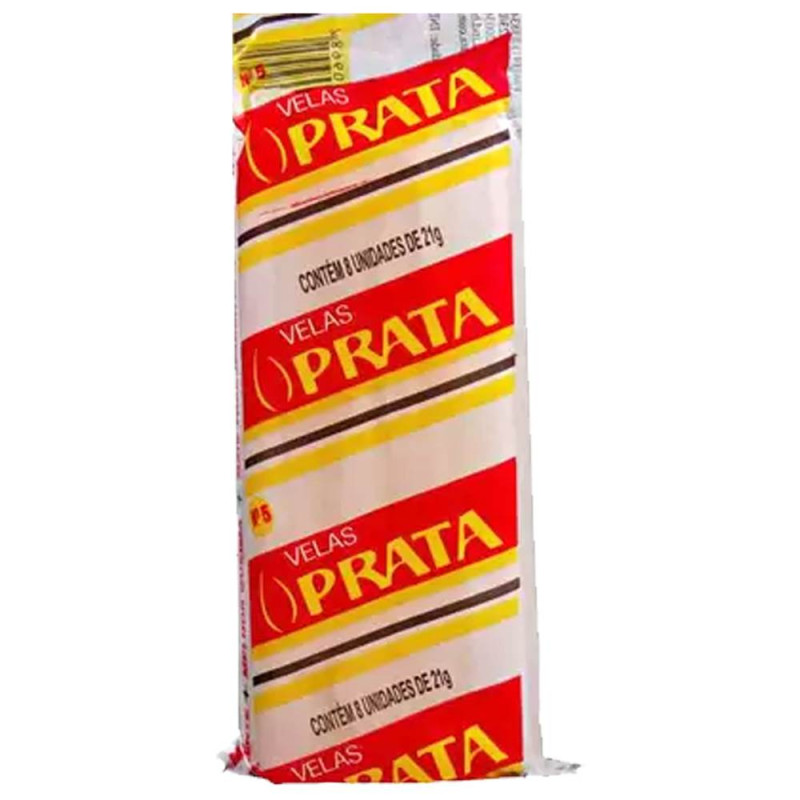 VELA PRATA EXTRA N 5 C/ 8 UN