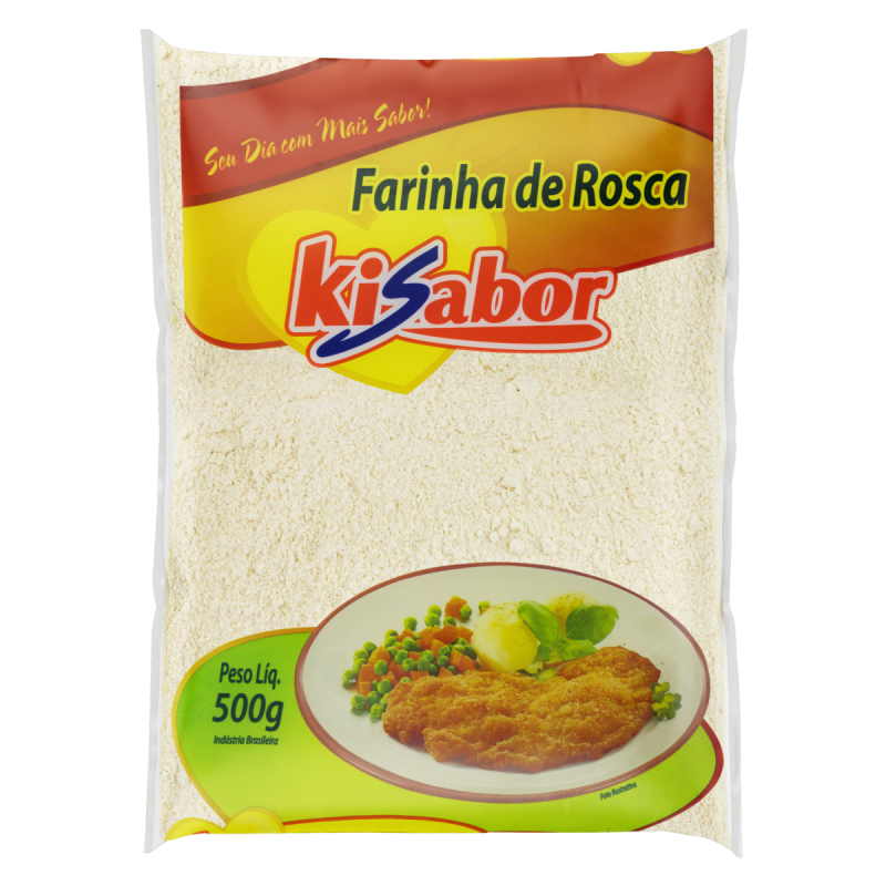 FARINHA DE ROSCA KISABOR PACOTE 500G