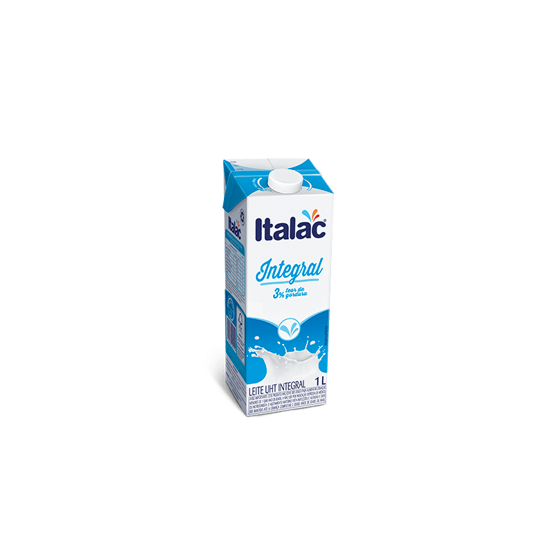 LEITE UHT INTEGRAL 1L COM TAMPA ITALAC